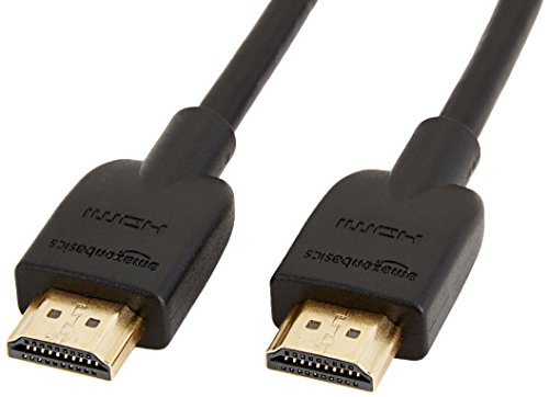 Amazonベーシック ハイスピードHDMIケーブル 1.8m（タイプAオス - タイプAオス）ブラック
