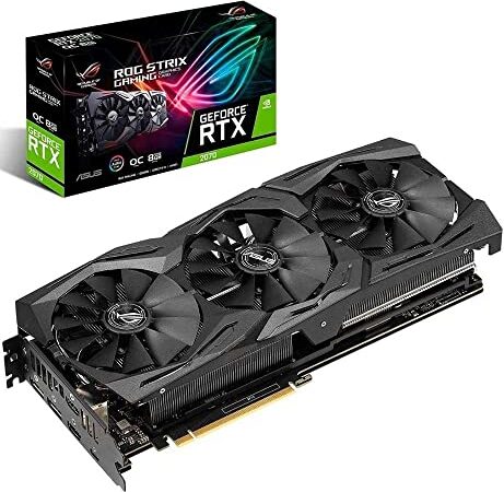 ASUS NVIDIA GeForce RTX 2070搭載 トリプルファンモデル ブラック 8GB ROG-STRIX-RTX2070-O8G-GAMING