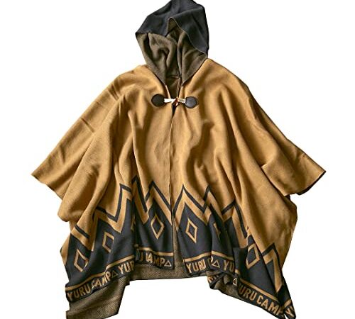 アクロス ゆるキャン△ 志摩リン 五泉ニット mino 焚火ポンチョ
