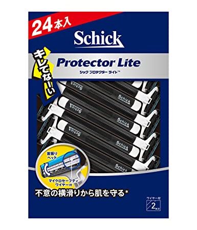 Schick(シック) 【Amazon.co.jp限定】シック SCHICK ハイドロ プロテクター ディスポ 24本入 使い捨て カミソリ 髭剃り ひげそり シェービング かみそり シェーバー男性 単品