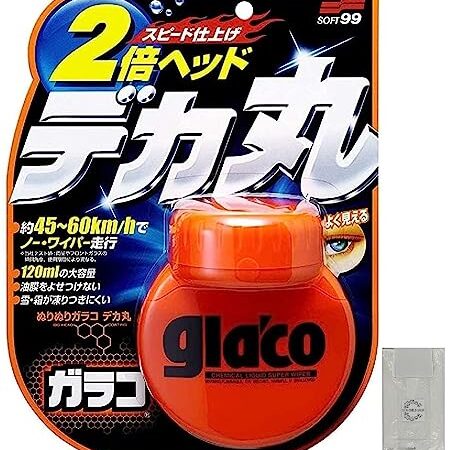 SOFT99 ウィンドウケア ぬりぬり ガラコ デカ丸 120 mL【オリジナルレジ袋1枚付】お試し