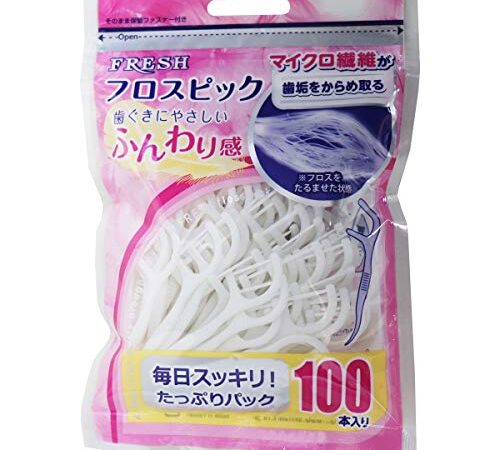 デンタルプロ フレッシュ フロスピック 100本入 ふんわり 100個 (x 1)