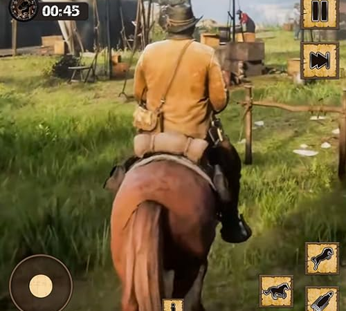 リアルレッドカウボーイ乗馬ガンファイター：ワイルドウエスタンギャングシューティング＆ウエストランドハンターアンダーワールドホースリデンプメントとワイルドデッドウェスト乗馬ゲーム