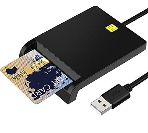 【2023安定高速版】 ICカードリーダー 接触型 Q-ZIORE マイナンバー対応 自動認識 マイナポイント申請 確定申告 icカードリーダーライタ USB接続型 設置不要 国税電子申告 納税システム e-Tax対応 自宅で確定申告 コンパクト Windows/ 7/ 8/ 10/ 11・ Mac OS 10.11.1以上システム対応 1.7mケーブル ブラック 日本語説明書付き