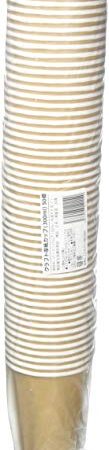 ニッチプラス カフェサイズ紙コップ クラフト 280ml 50個入