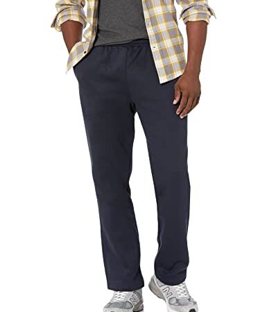 [Amazon Essentials] スウェットパンツ 裏起毛 メンズ ネイビー L
