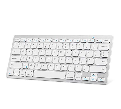 Anker ウルトラスリム Bluetooth ワイヤレスキーボード iOS/Android/Mac/Windows対応/長時間稼働 ホワイト テレワーク リモート 在宅勤務