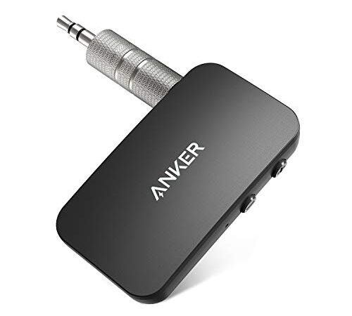 Anker Soundsync Bluetoothレシーバー（Bluetooth 5.0 レシーバー）【12時間再生 / ハンズフリー通話対応 / 2台同時接続 / 自動車・ホームステレオ・ヘッドフォン・スピーカー対応】