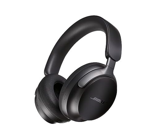 Bose QuietComfort Ultra Headphones 完全ワイヤレス ノイズキャンセリングヘッドホン 空間オーディオ Bluetooth接続 マイク付 最大24時間再生 急速充電 ブラック