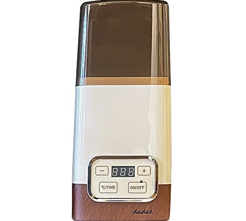 dadaz ヨーグルトメーカー 甘酒メーカー 容器 低温調理器 発酵器 発酵フードメーカー 1L オフホワイト