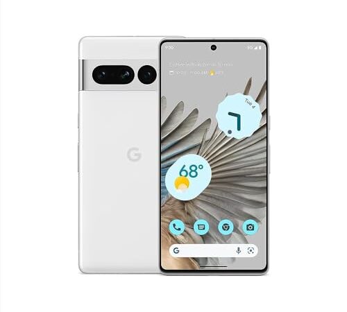 Google Pixel 7 Pro - 5G Android Phone - Unlocked Smartphone with Telephoto Lens, Wide Angle Lens, and 24-Hour Battery - 128GB - Snow
