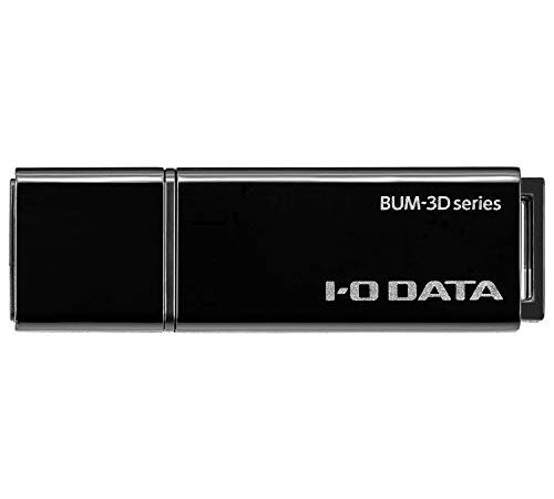 アイ・オー・データ IODATA USBメモリー 256GB USB 3.2 Gen 1(USB 3.0)対応 キャップ/ストラップホール付き 日本メーカー BUM-3D256G/K