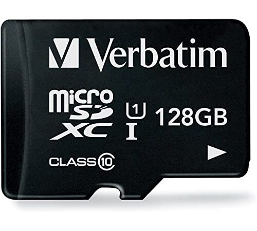 バーベイタム (Verbatim) microSD 128GB 最大90MB/s UHS-1 U1 class10 アイ・オー・データ機器による安心の国内サポート スマートフォン タブレットの写真や動画保存に MXCN128GJVZ5
