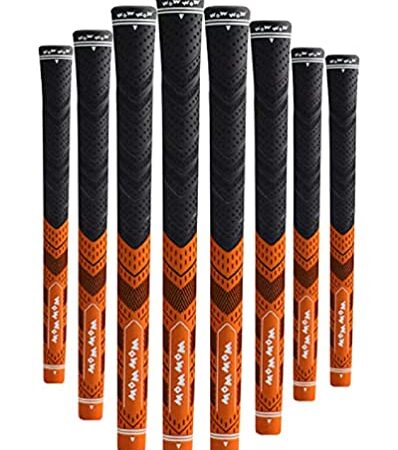 WOWWOW Golf 60R スタンダードモデル ゴルフ グリップ バックラインなし 競技者 アスリート対応 高耐久 ゴルフクラブ 用 (2本セット)