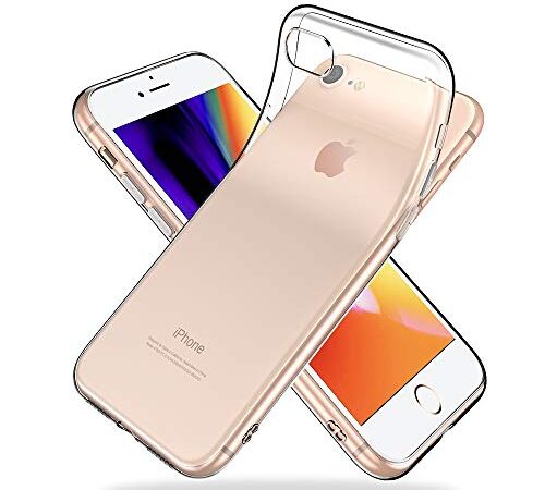 Youriad iPhone SE / 8 / 7 ケース 新型 2020 / 2022 SE 対応 | 透明 クリア ソフト | 特徴 軽量 インチ 薄型 ストラップ 滑り止め ワイヤレス充電対応 落下防止 TPU(iPhone8 iPhone7 新型 2020 / 2022 iPhoneSE 第2世代 第3世代 SE2 SE3 専用)