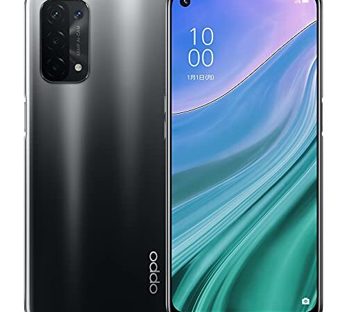 OPPO A54 5G 【日本正規代理店品】 シルバーブラック SIMフリー版 Android simfree スマホ 本体 急速充電 長持ちバッテリー 大画面 スマートフォン シムフリー Android11 高性能カメラ