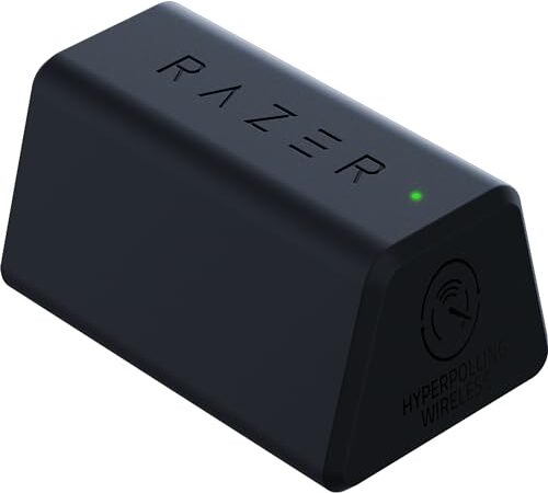 Razer レイザー HyperPolling Wireless Dongle 対応するRazerマウスを最大8,000Hzのワイヤレスポーリングレートにアップグレート可能にするドングル DeathAdder V3 Pro Viper V2 Pro などに対応 Razer HyperPolling テクノロジー シンプルなデザイン ハイパーポーリング ワイヤレス ドングル 【日本正規代理店保証品】