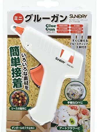 角利 サンドリー(SUNDRY) ミニグルーガン グルースティック3本付 SMG-301