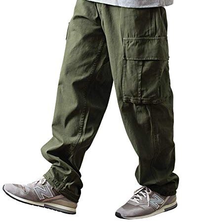 [マイノリティ] ワイドカーゴパンツ ゆったり ワイドパンツ カーゴパンツ メンズ ミリタリーパンツ ワークパンツ カーキ 黒 ベージュ