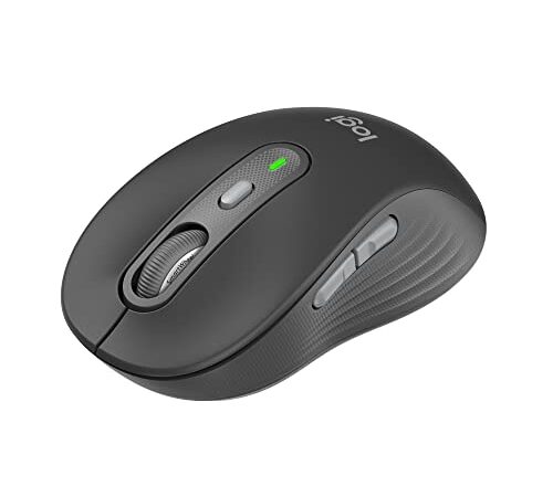 Logicool Signature M750MGR ワイヤレスマウス 静音 レギュラー グラファイト 無線 Bluetooth Logi Bolt Unifying非対応 windows mac iPad Android Chrome OS スクロールホイール M750 国内正規品
